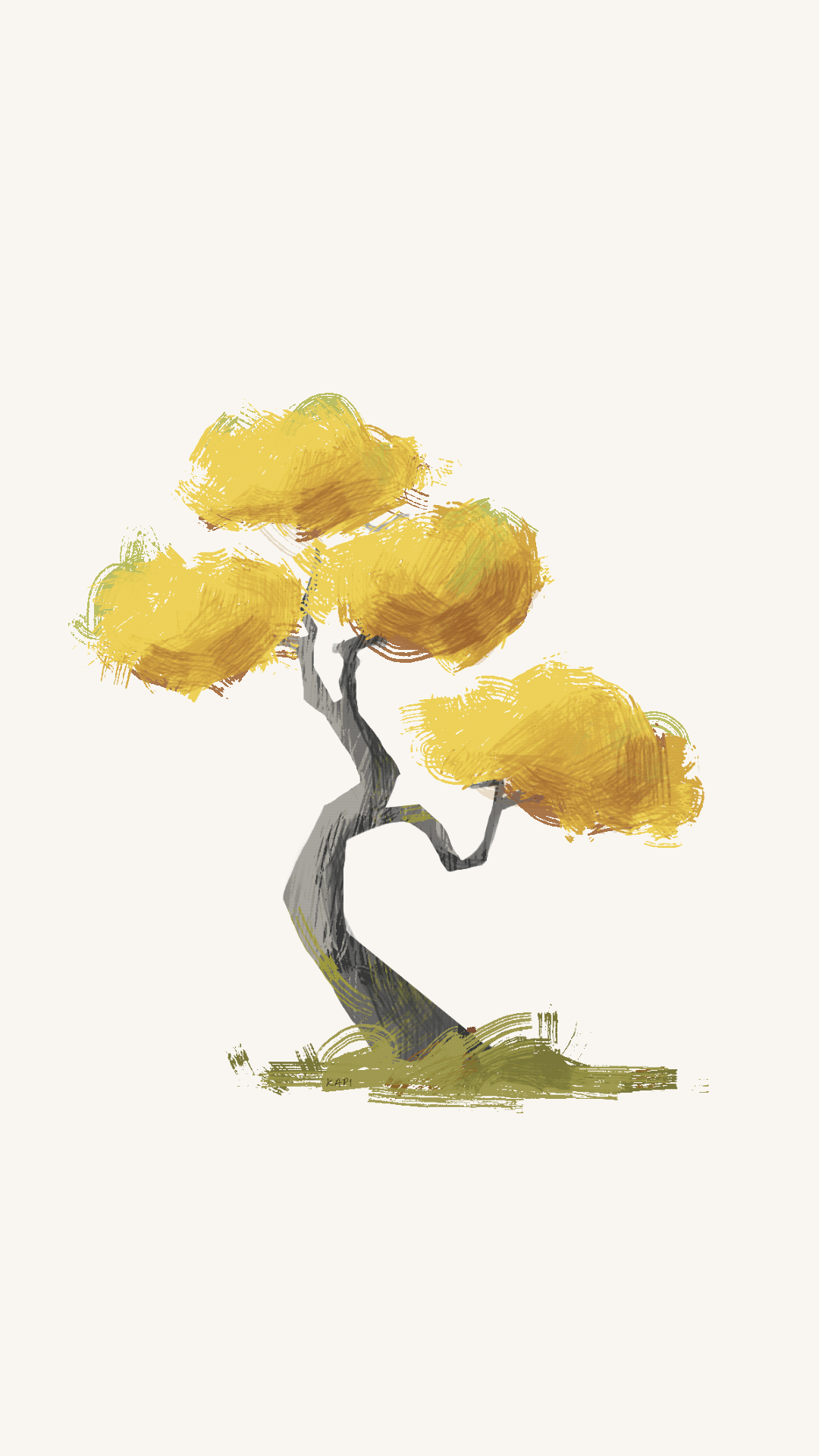 Golden Bonsai Tree